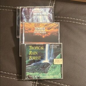 Set of three cds
